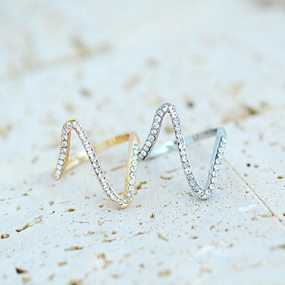 Jewelry - 5 for $25 Crystal Studded Ring